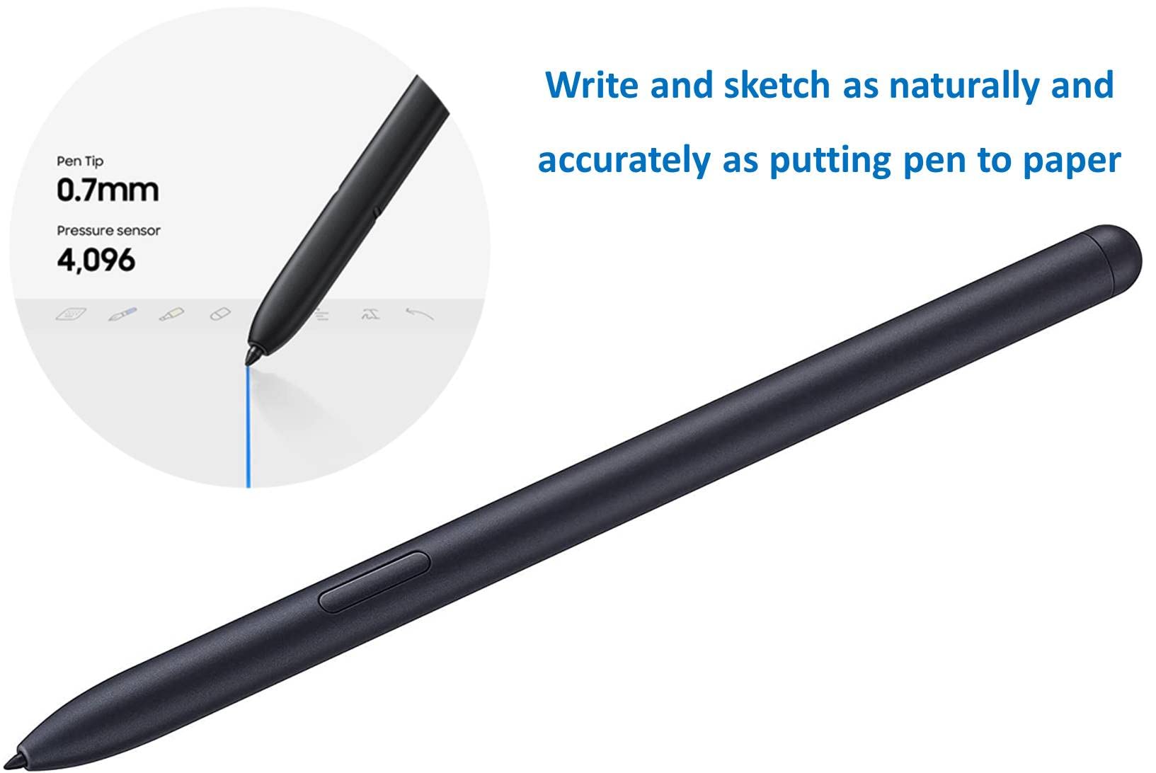 Amazon.in: Buy Tab S7 S Pen [withBluetooth] [Pen Tips 0.7mm] [4096